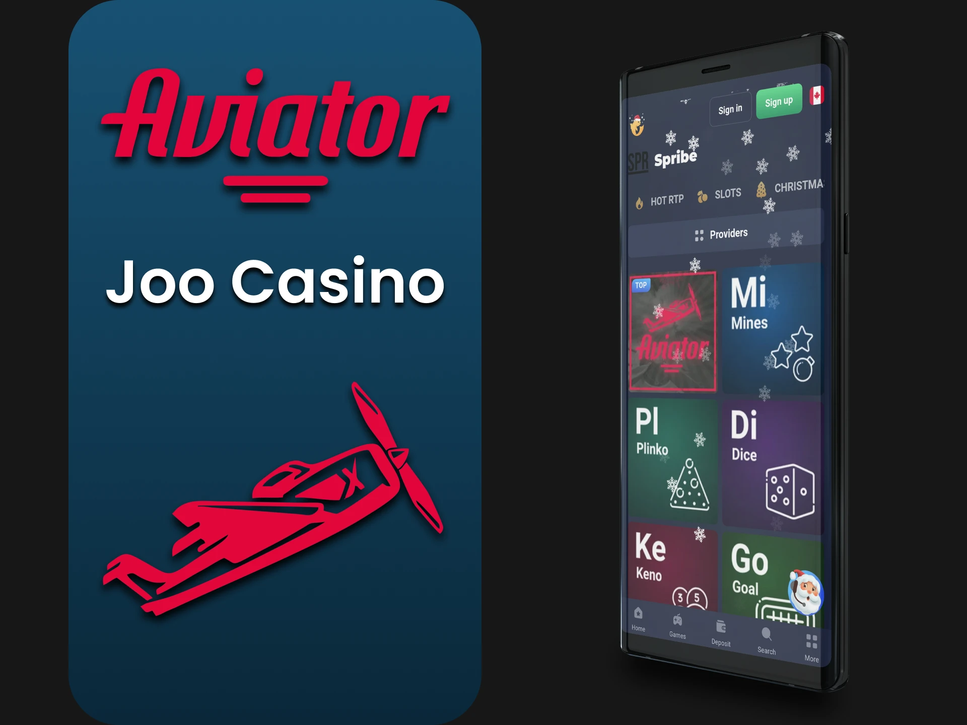 Download the Joo app to play Aviator.