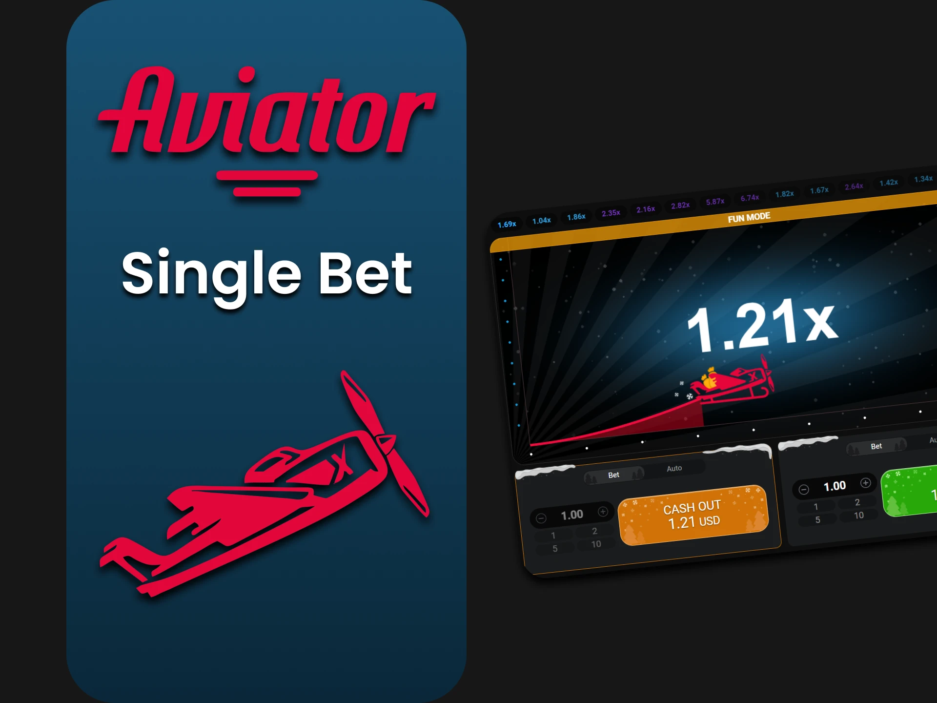 We will tell you about the Single Bet strategy for Aviator.
