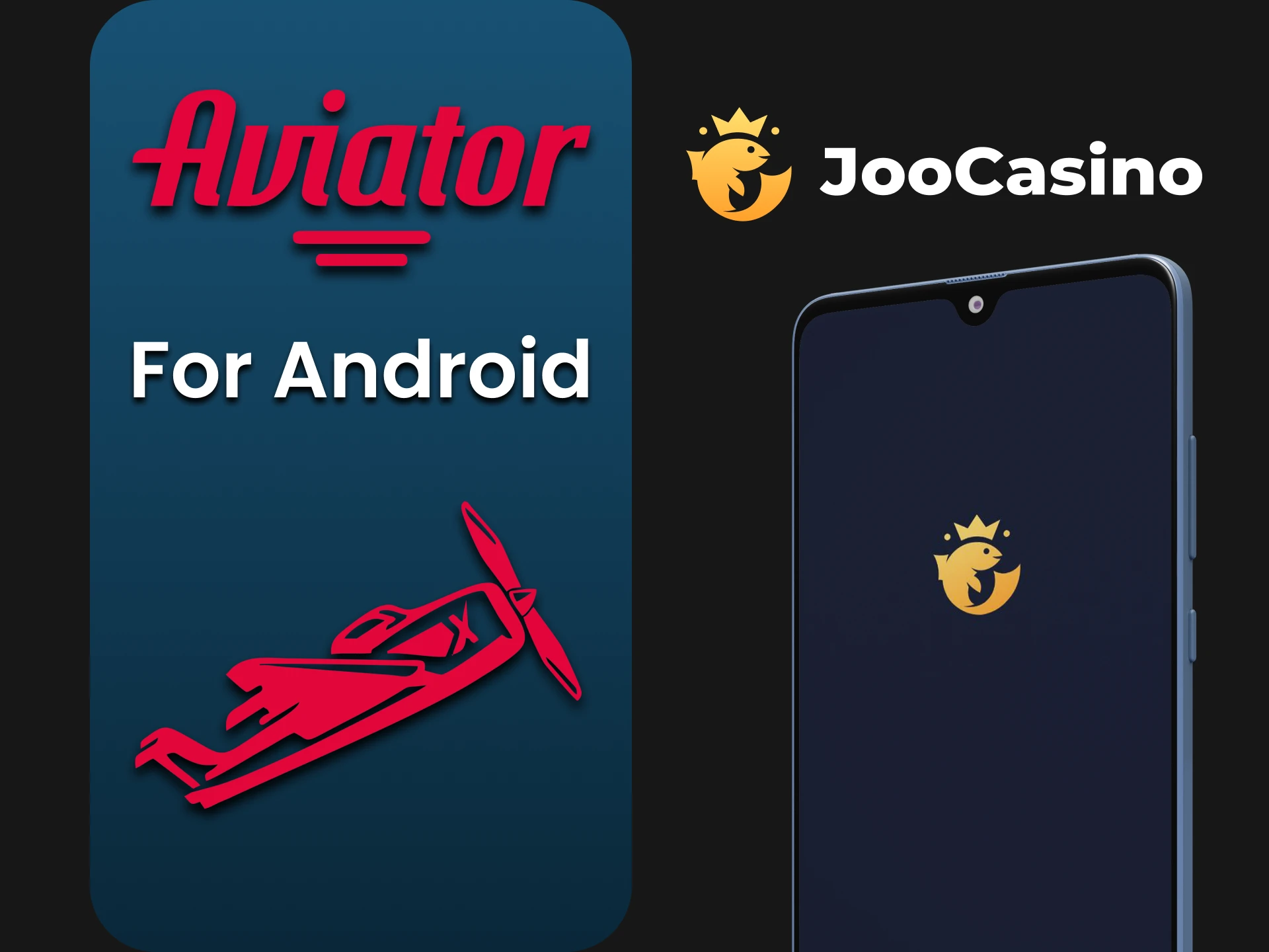 Play Aviator in the Joo Casino app on Android devices.