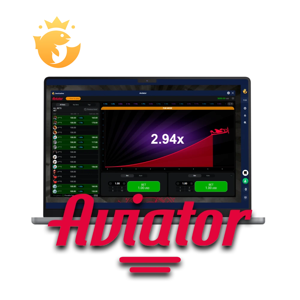 Joo Casino is the right choice for the Aviator game.