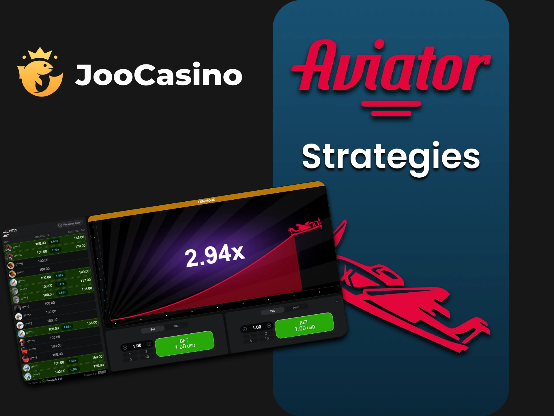 Learn winning strategies for Aviator at Joo Casino.