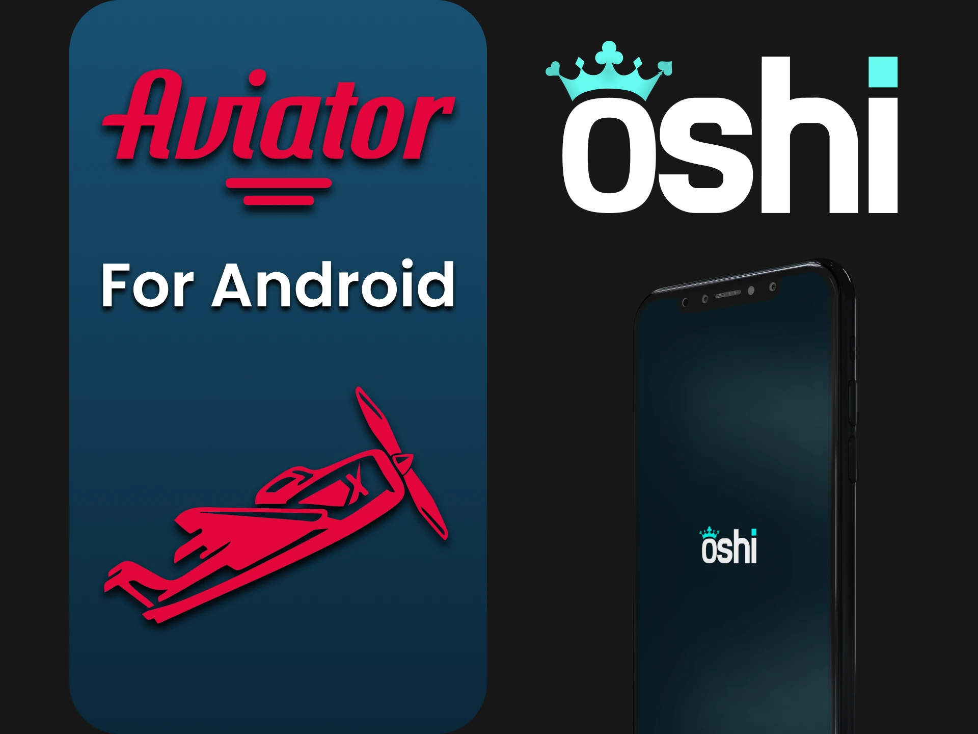Download the Oshi Casino app to play Aviator on Android.