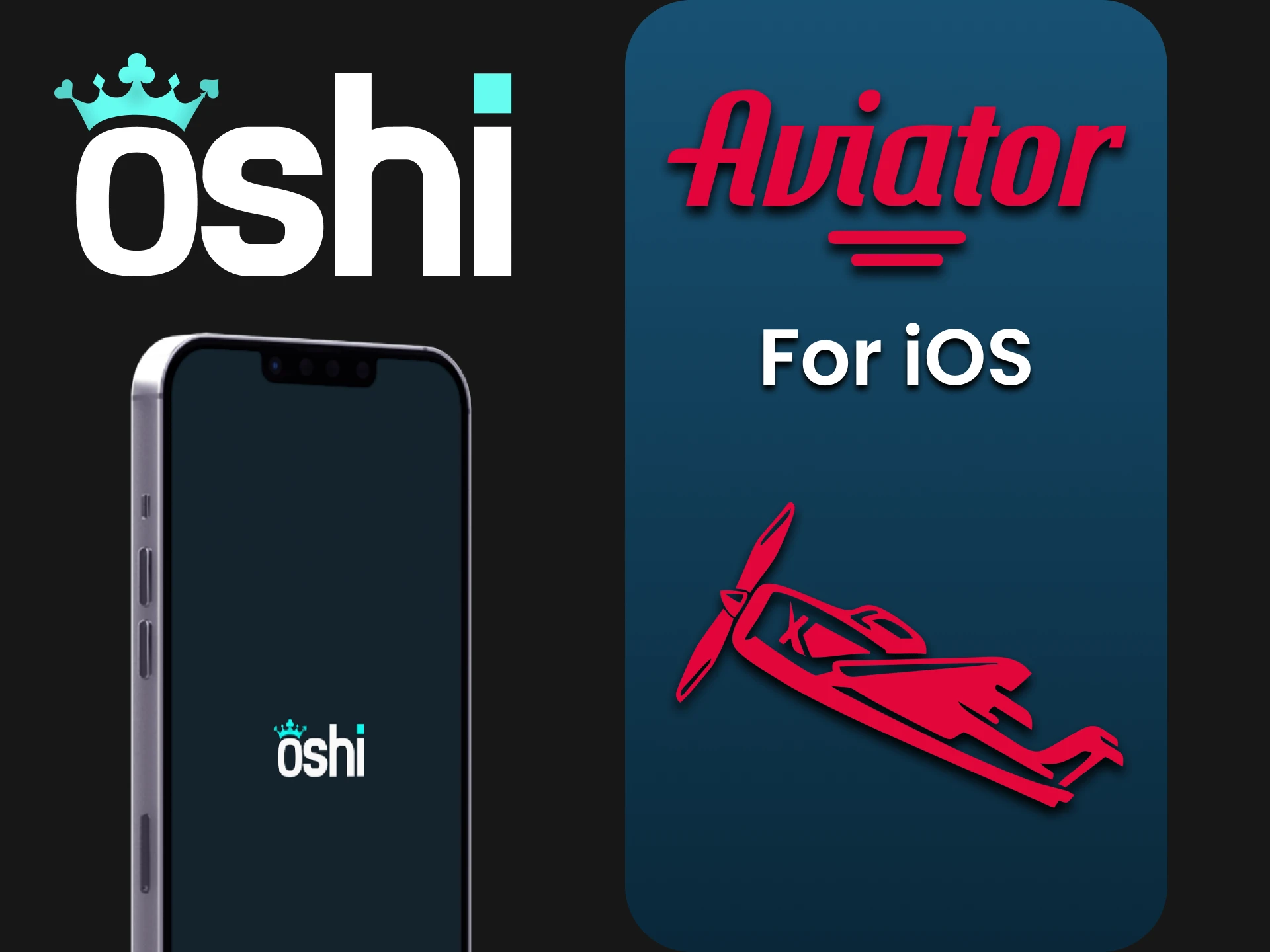 Download the Oshi Casino app to play Aviator on iOS.