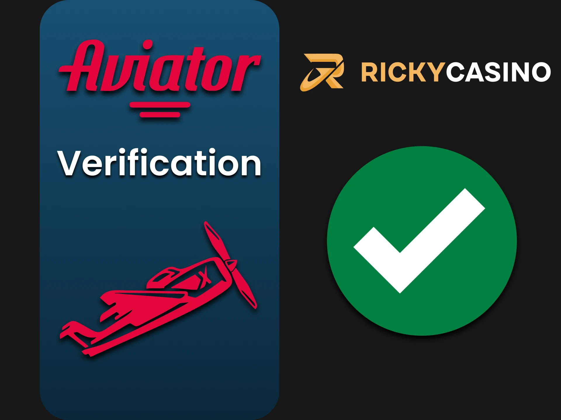 Enter all the data for the Ricky Casino website to play Aviator.