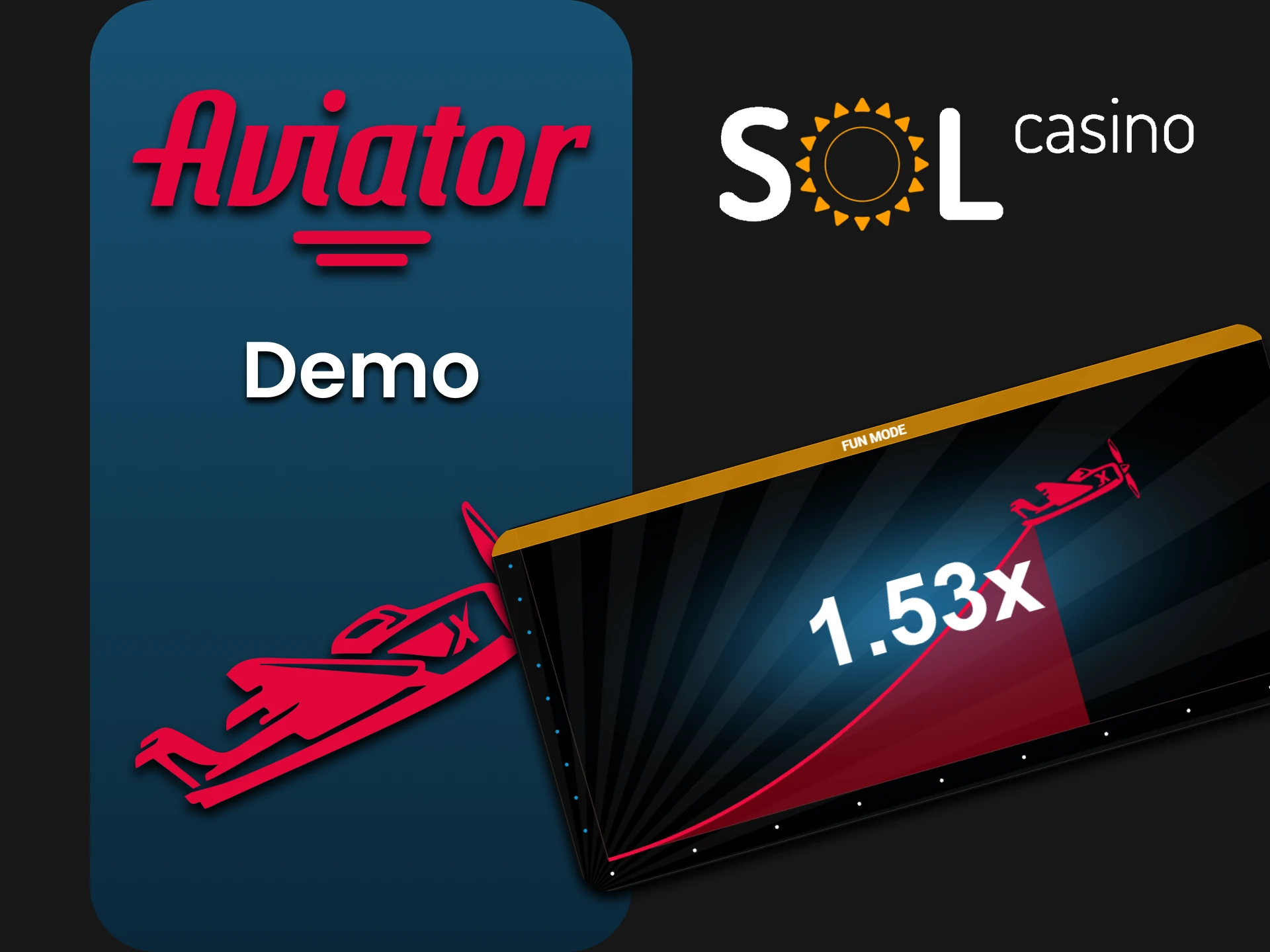 Practice the demo version of Aviator at Sol Casino.
