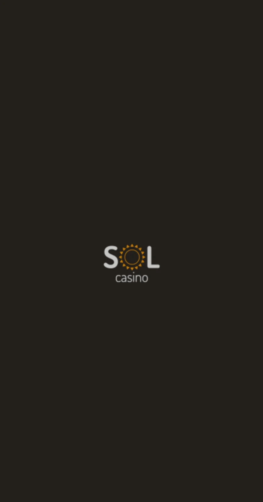 Install the Sol Casino app for iOS.