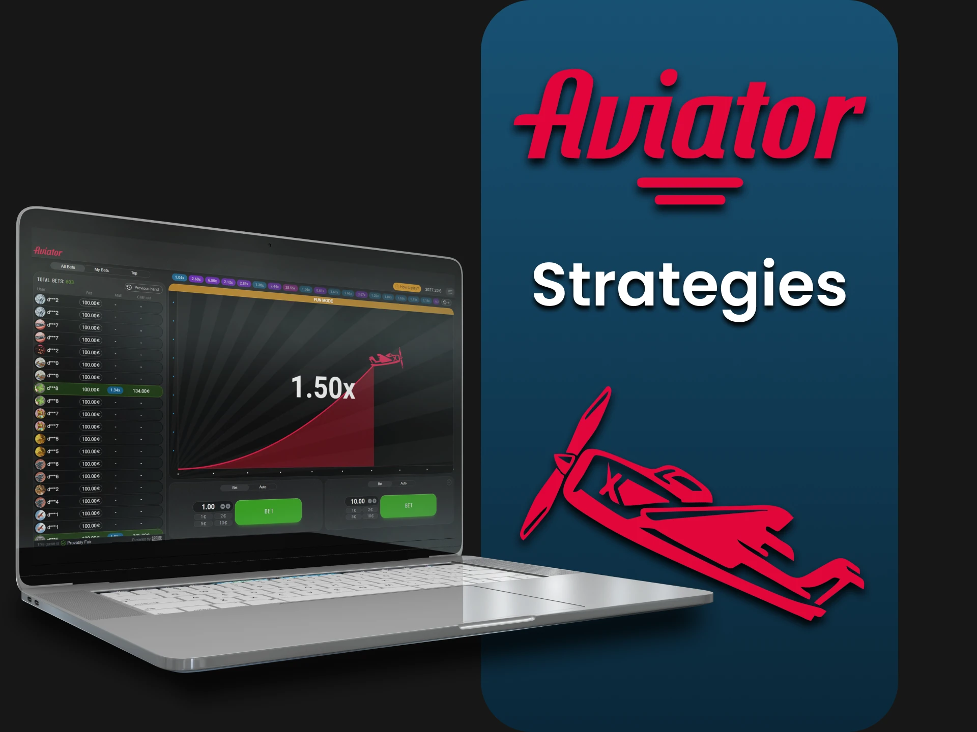 To win in Aviator you need to learn various strategies.