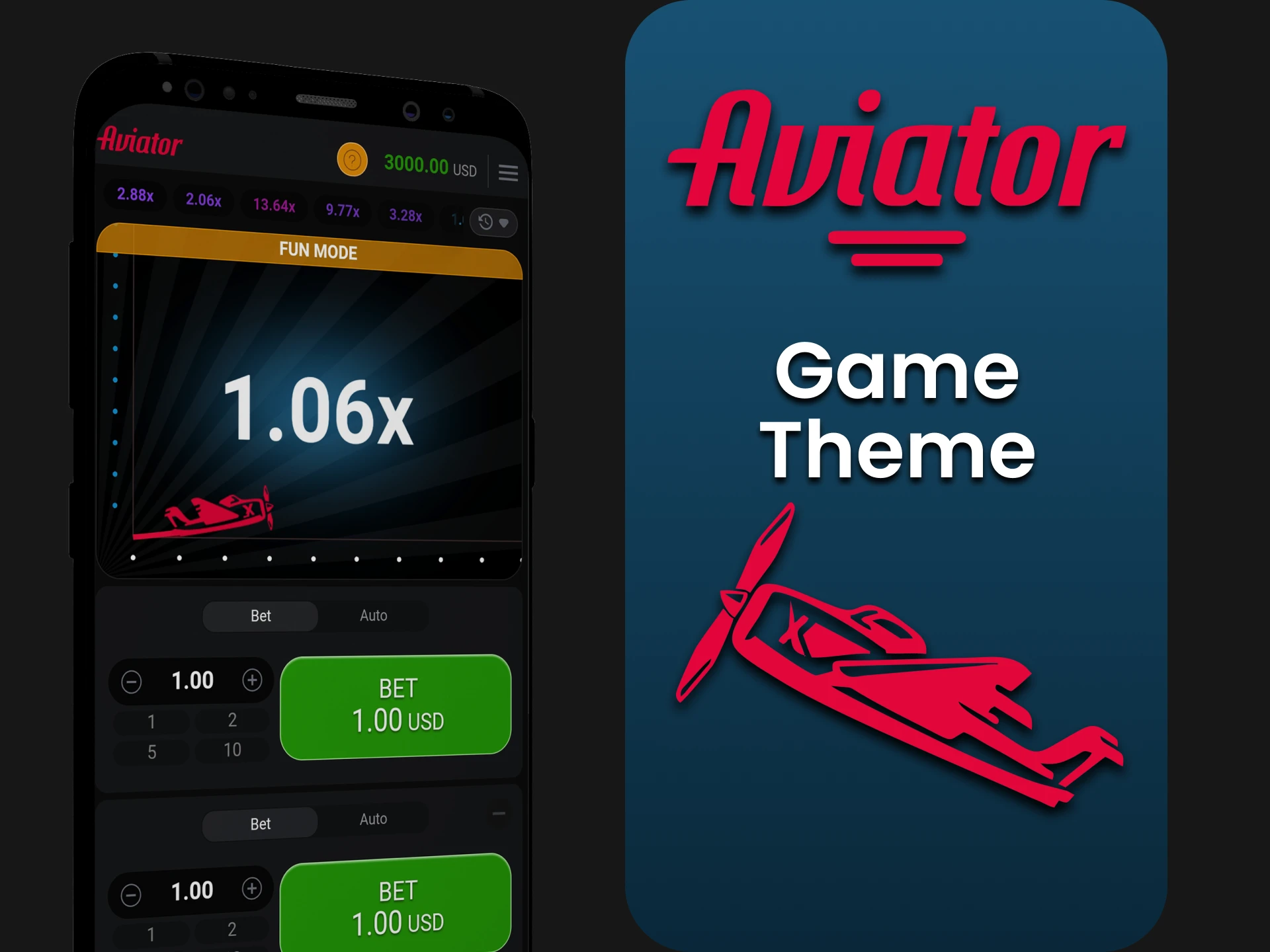 The Aviator game has a unique game design.