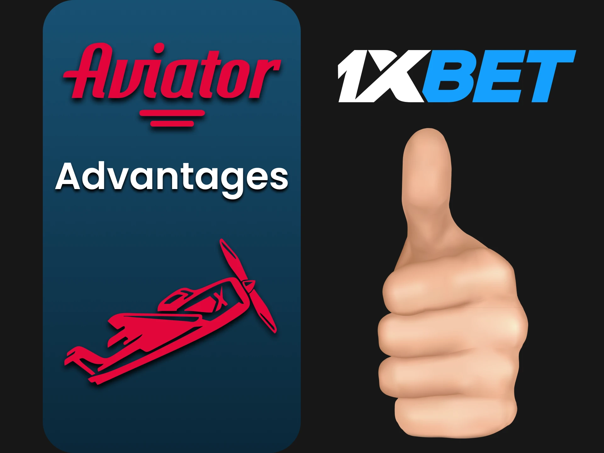 We will tell you about the advantages of 1xbet for playing Aviator.