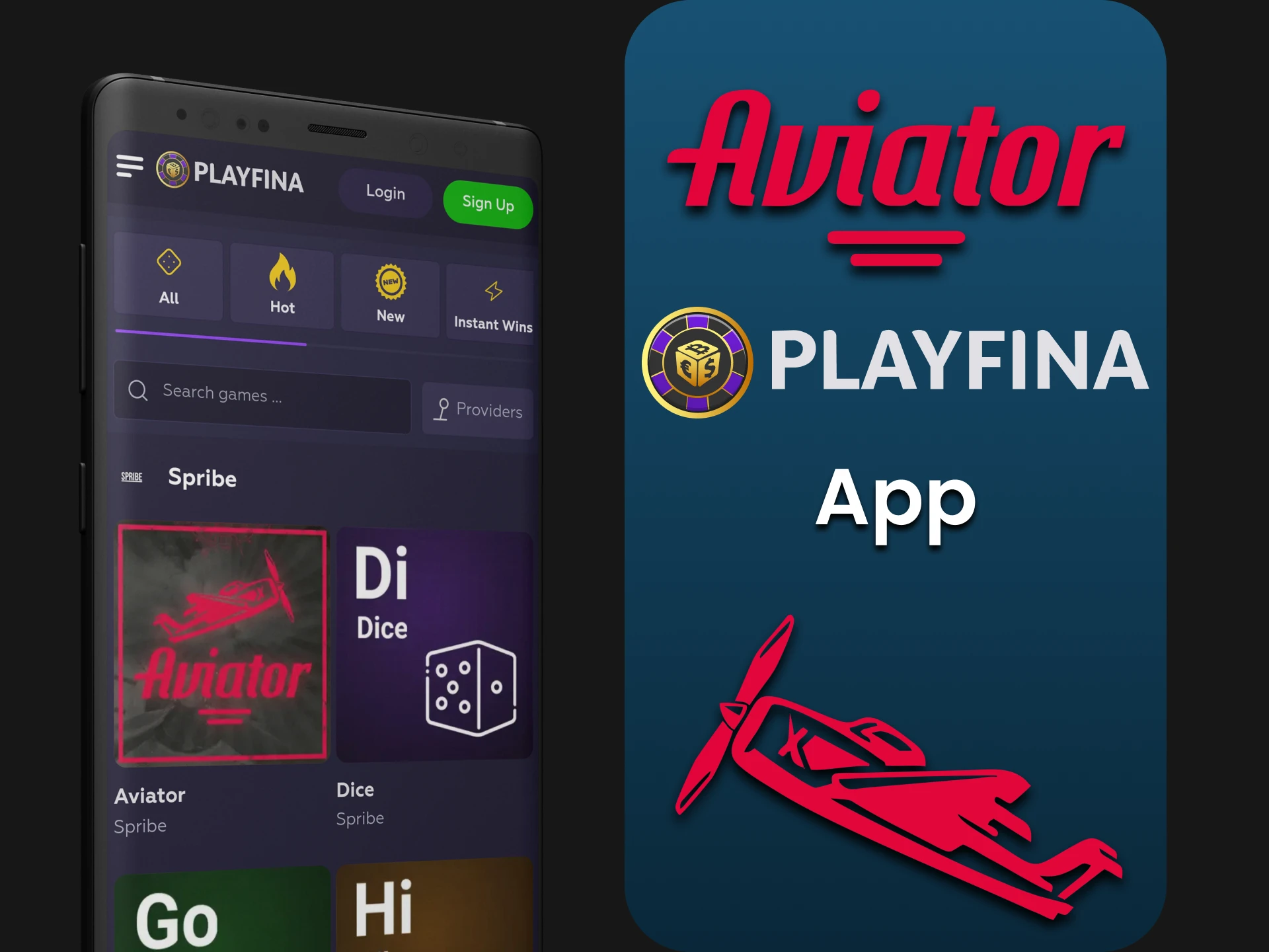 We will tell you about the Playfina application for Aviator.