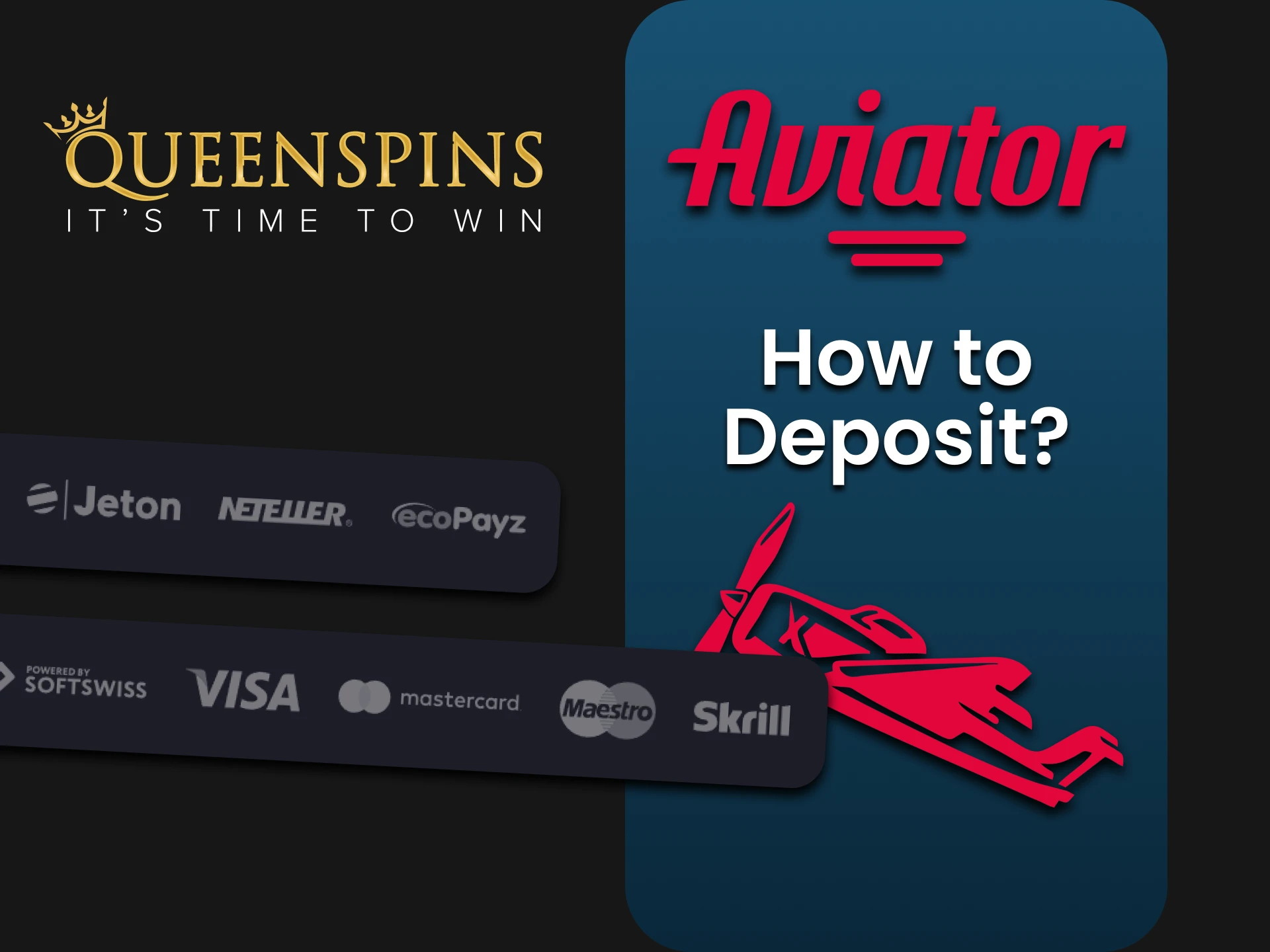 Top up your deposit at Queenspins to play Aviator.