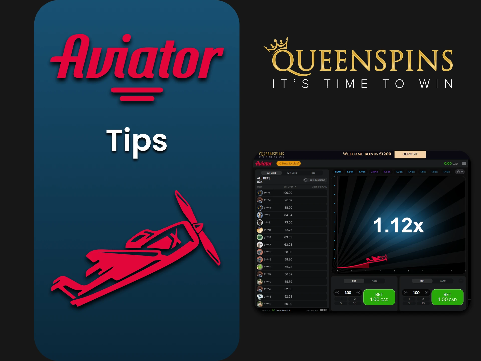 Learn tips for playing Aviator on Queenspins.