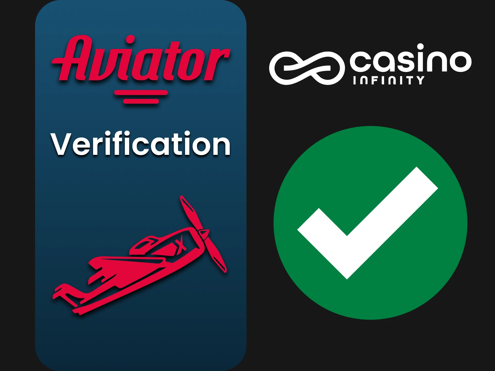 Verification is required on Infinity to play Aviator.