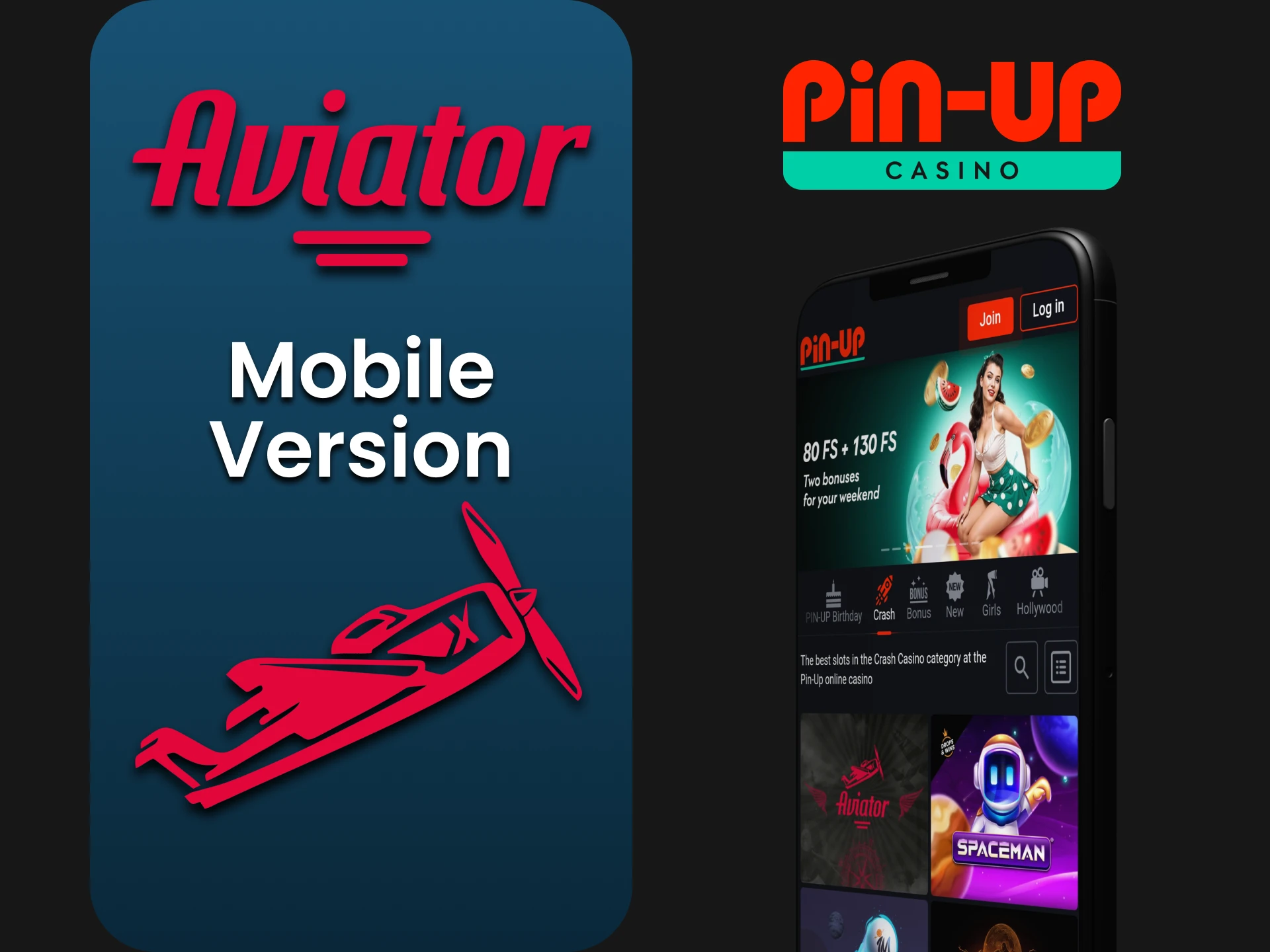 Try playing Aviator on the mobile version of the Pin Up website.