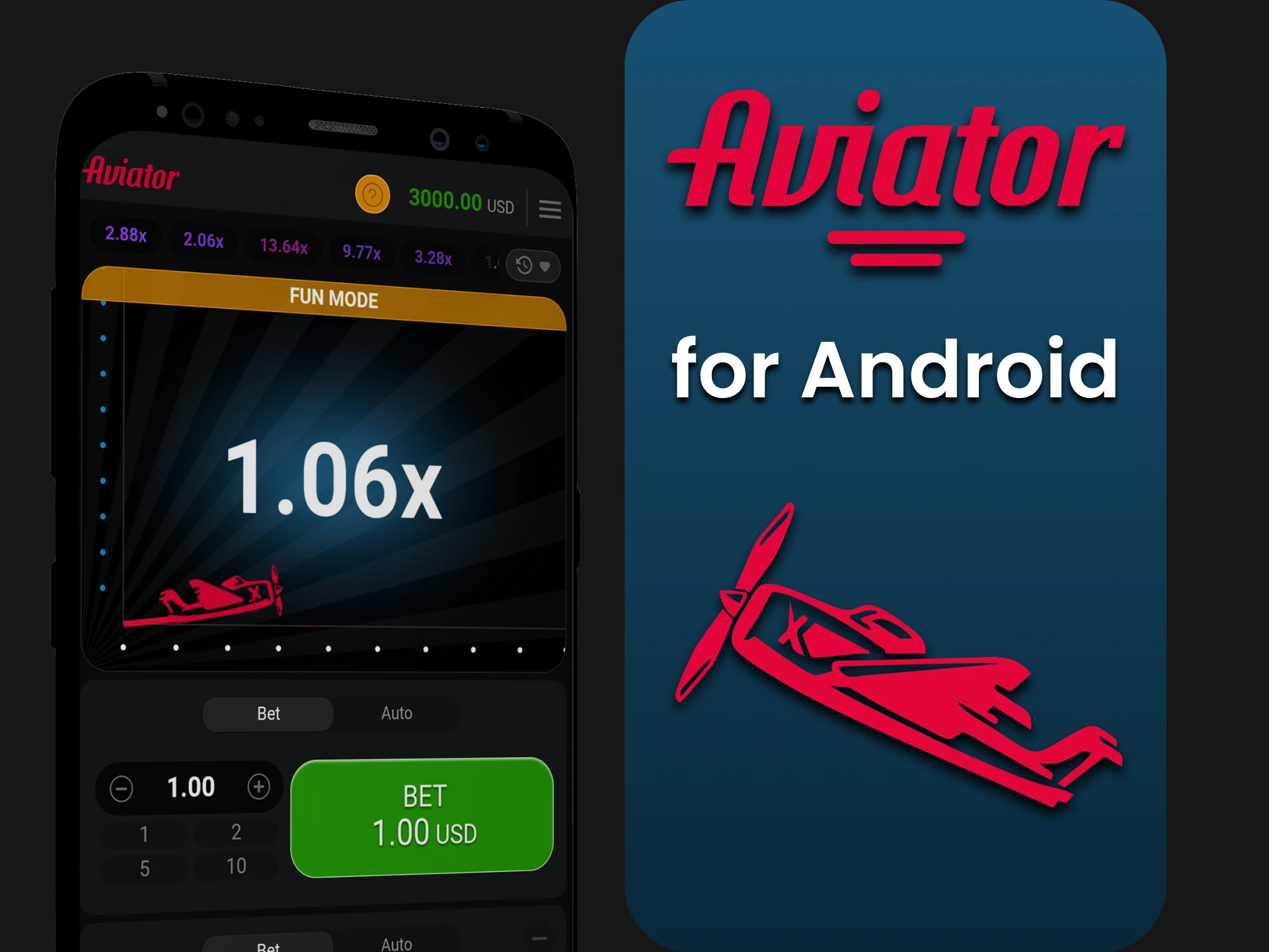 Choose the best application to play Aviator on Android.