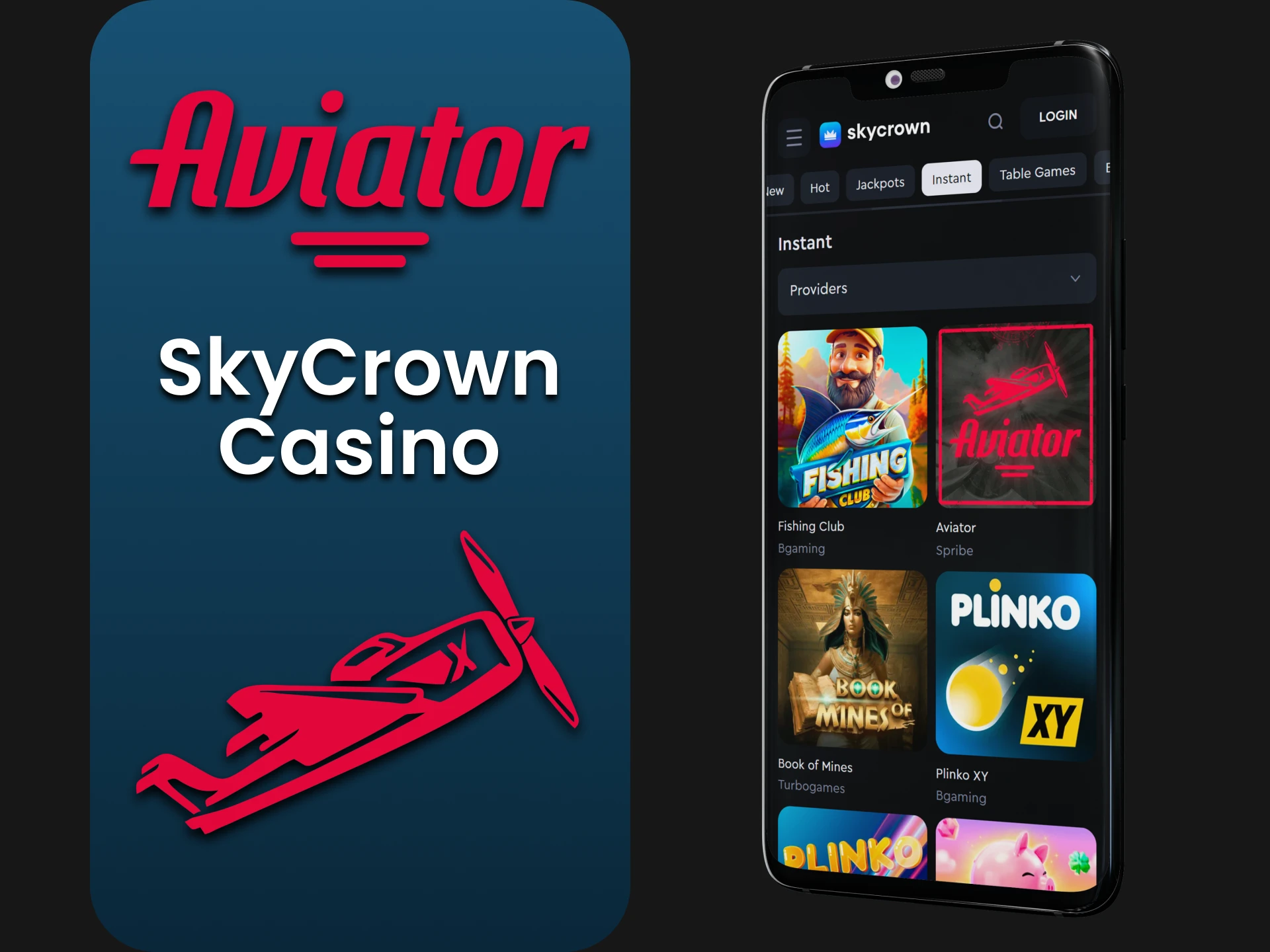 Play Aviator on SkyCrown and win.