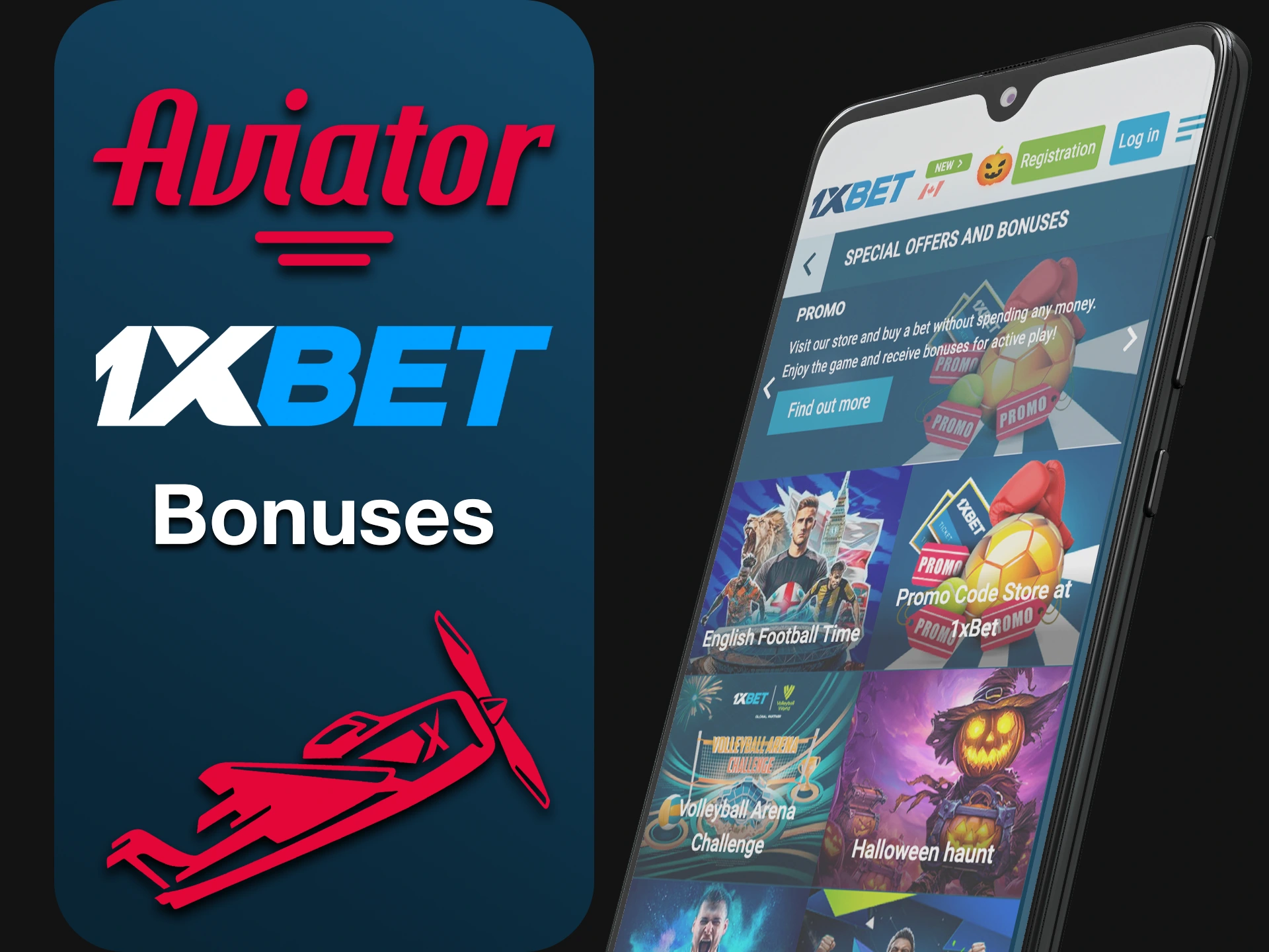 Get bonuses to start playing Aviator on the 1xBet app.