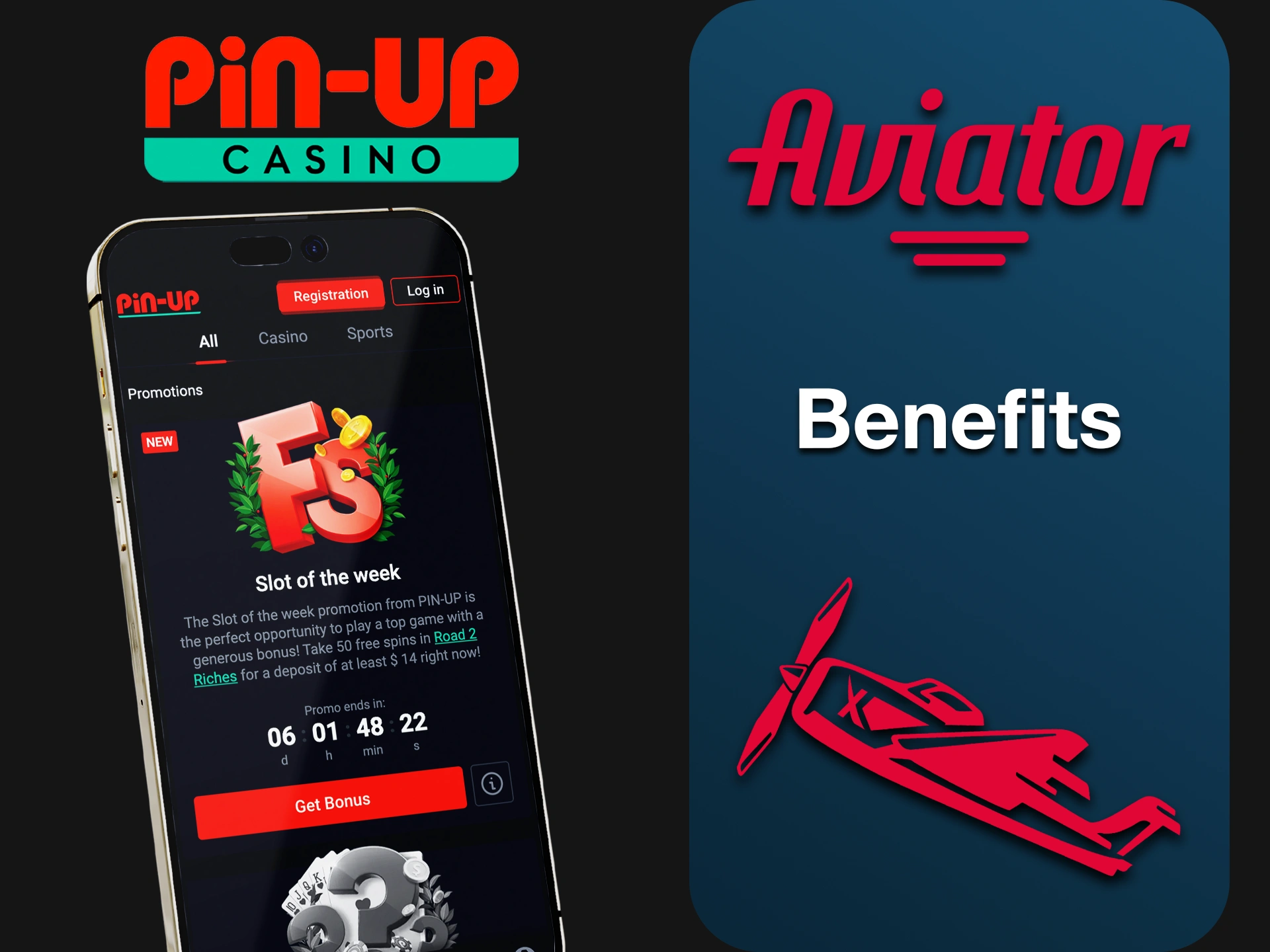 Check out the benefits of the Pin-Up app to play Aviator.