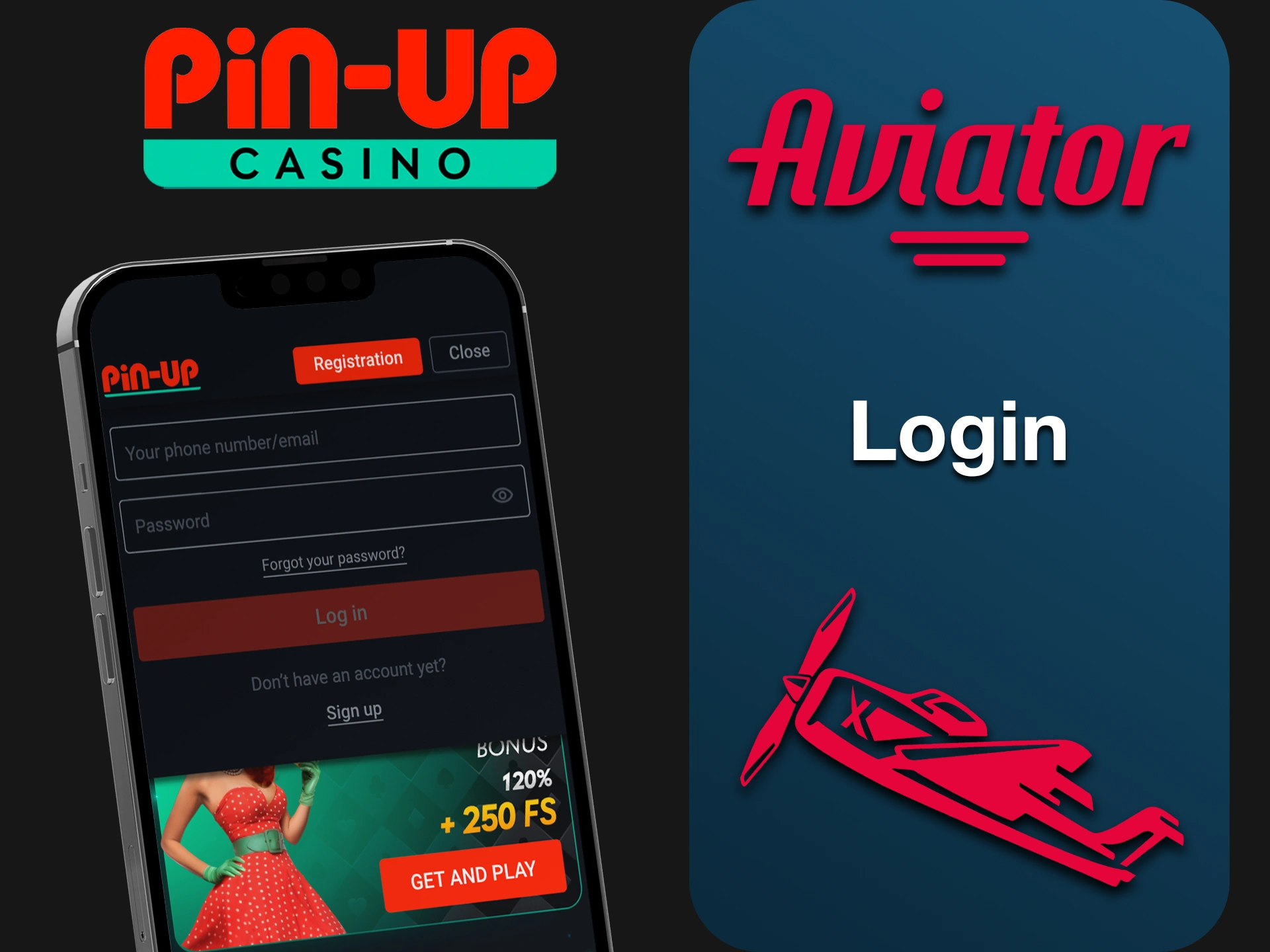 Visit your Pin-Up app account before you start playing Aviator.