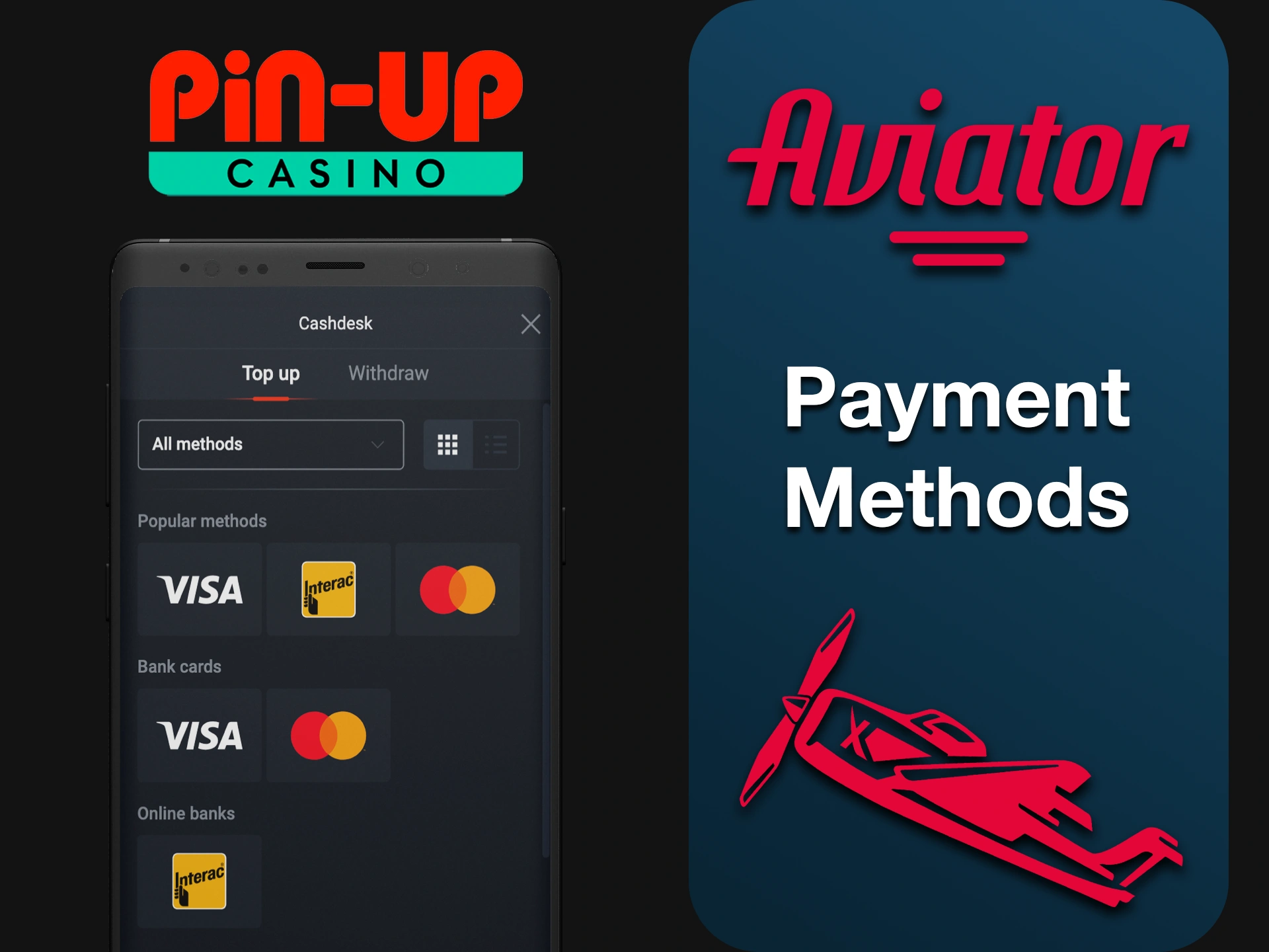 Populate your Pin-Up account deposit instantly.