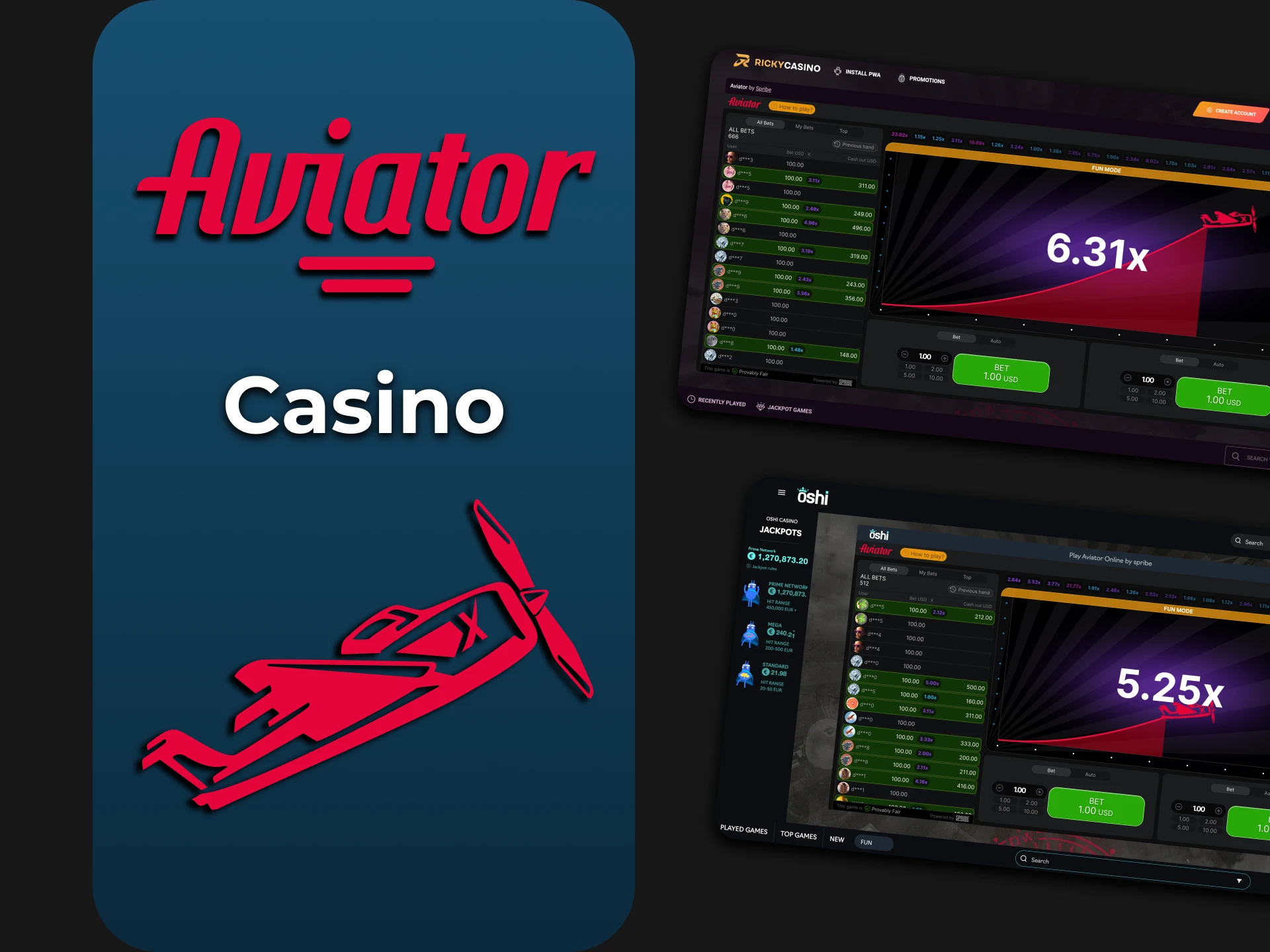 Choose an online casino where you will play Aviator.